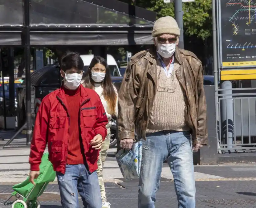 Coronavirus: Desde el miércoles será obligatorio el uso de barbijos y tapabocas en la Ciudad de Buenos Aires