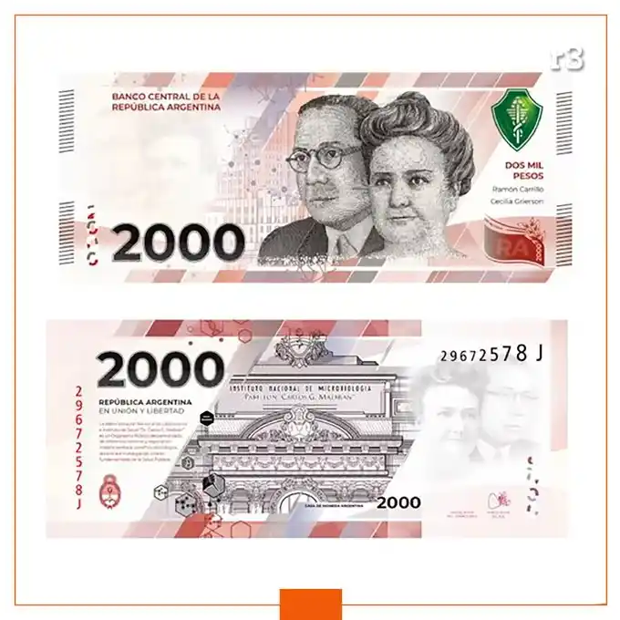 El Banco Central emitirá un billete de 2 mil pesos