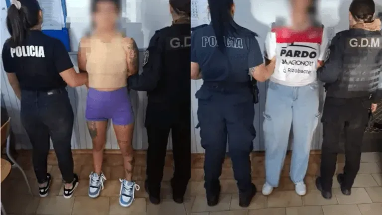 Las dos mujeres acusadas de ser "viudas negras" detenidas.