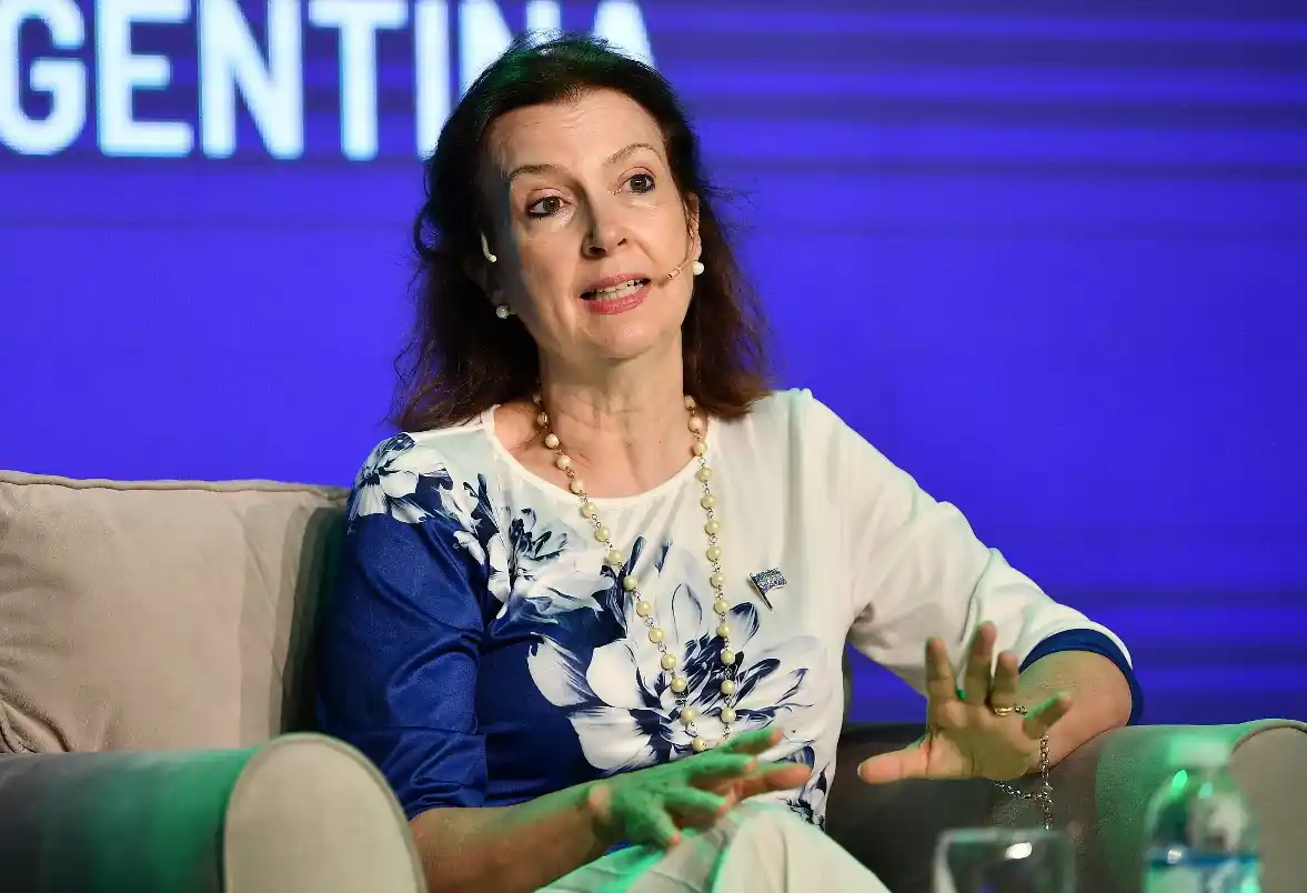 Diana Mondino, canciller.