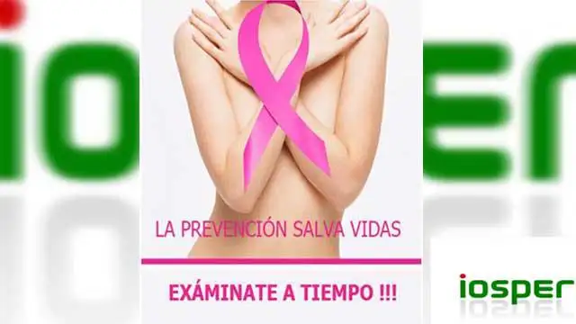 Cáncer de mama: Iosper insta a promover la detección precoz