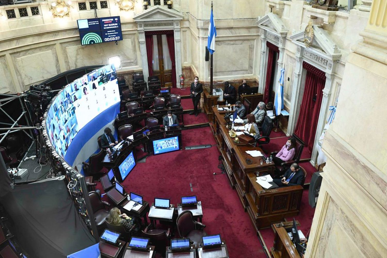 El oficialismo aprobó en el Senado, sin modificaciones la ley sobre teletrabajo