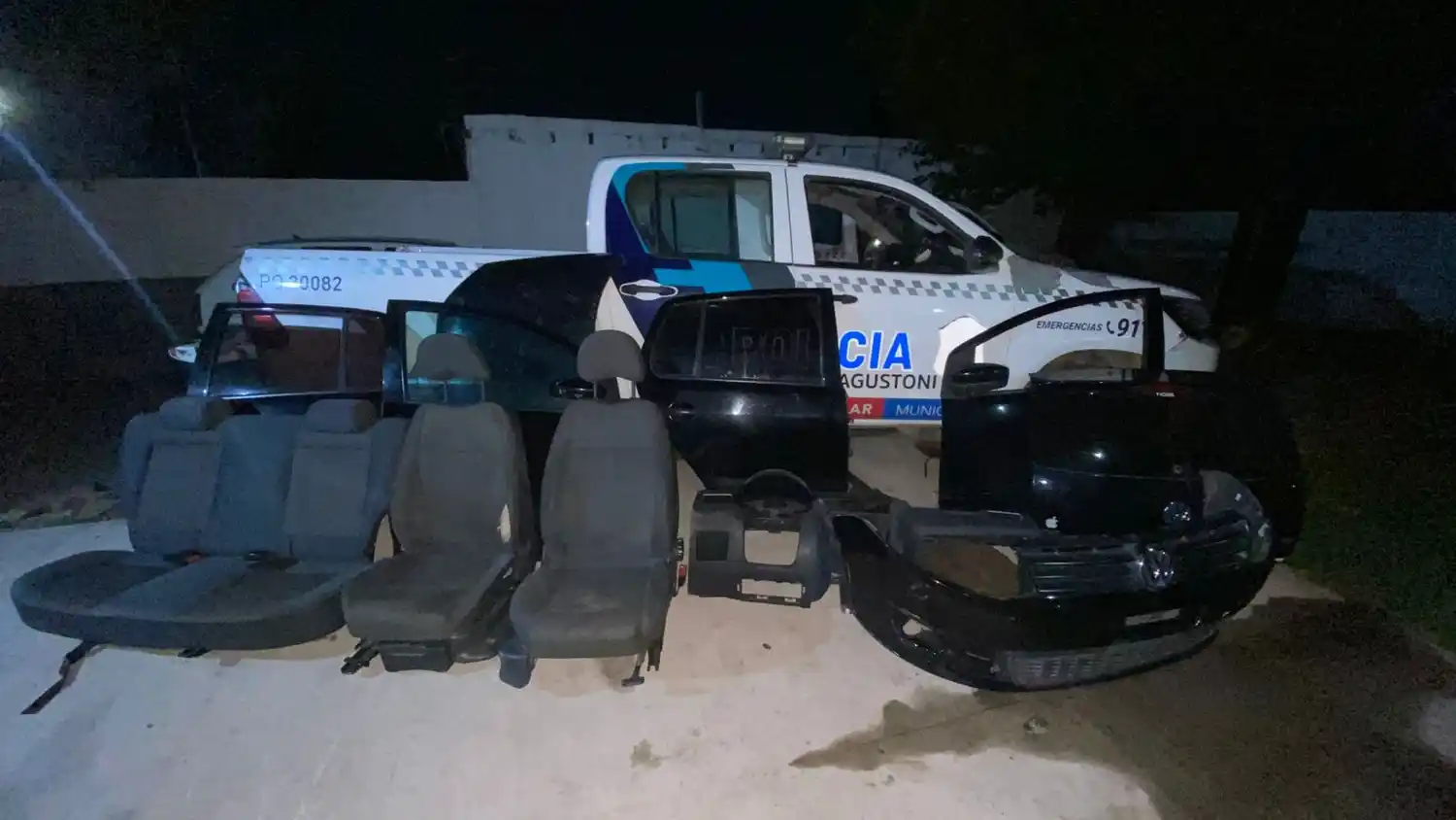 El operativo estuvo a cargo de autoridades policiales del distrito.