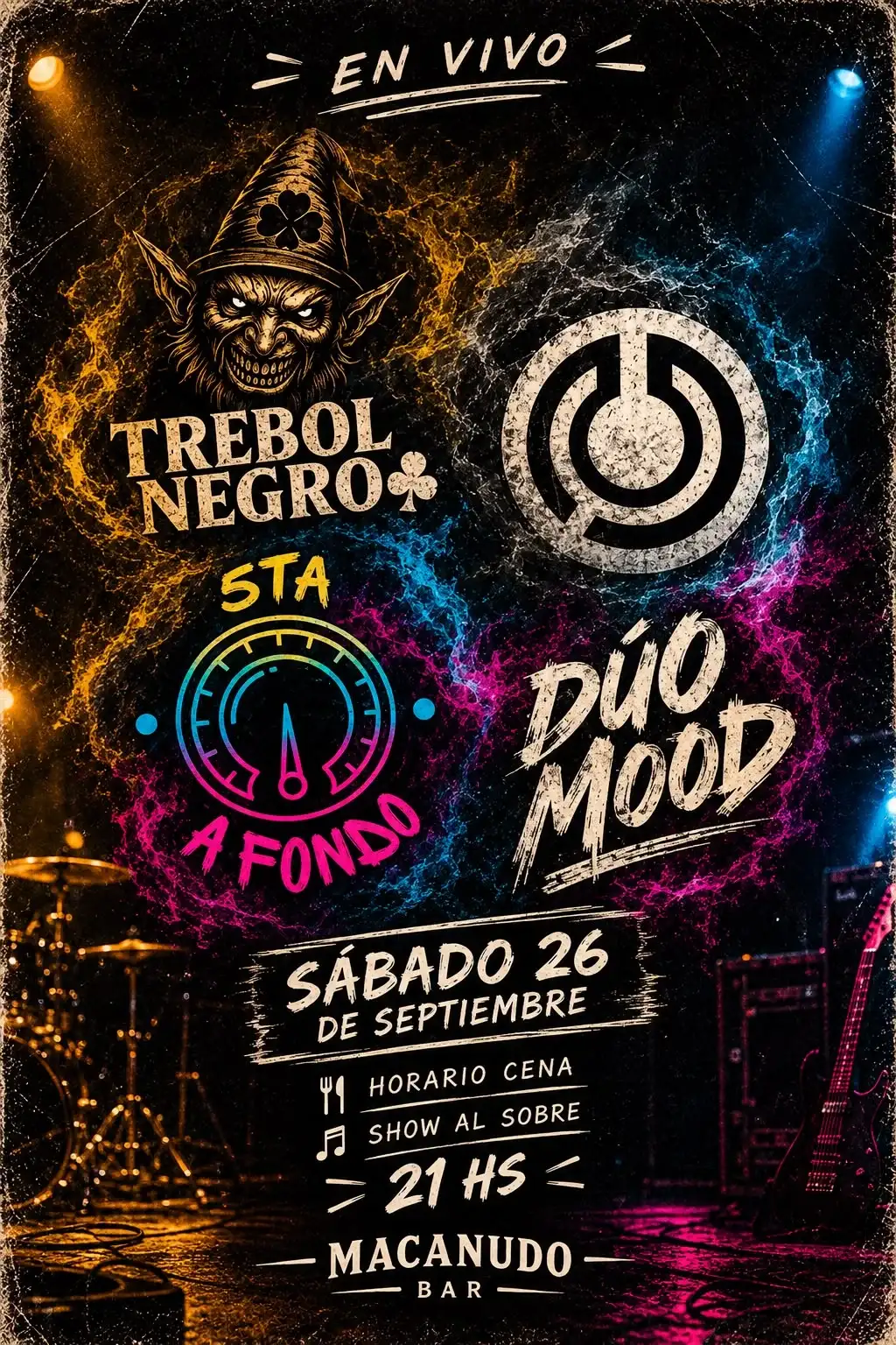 Tres bandas en Macanudo