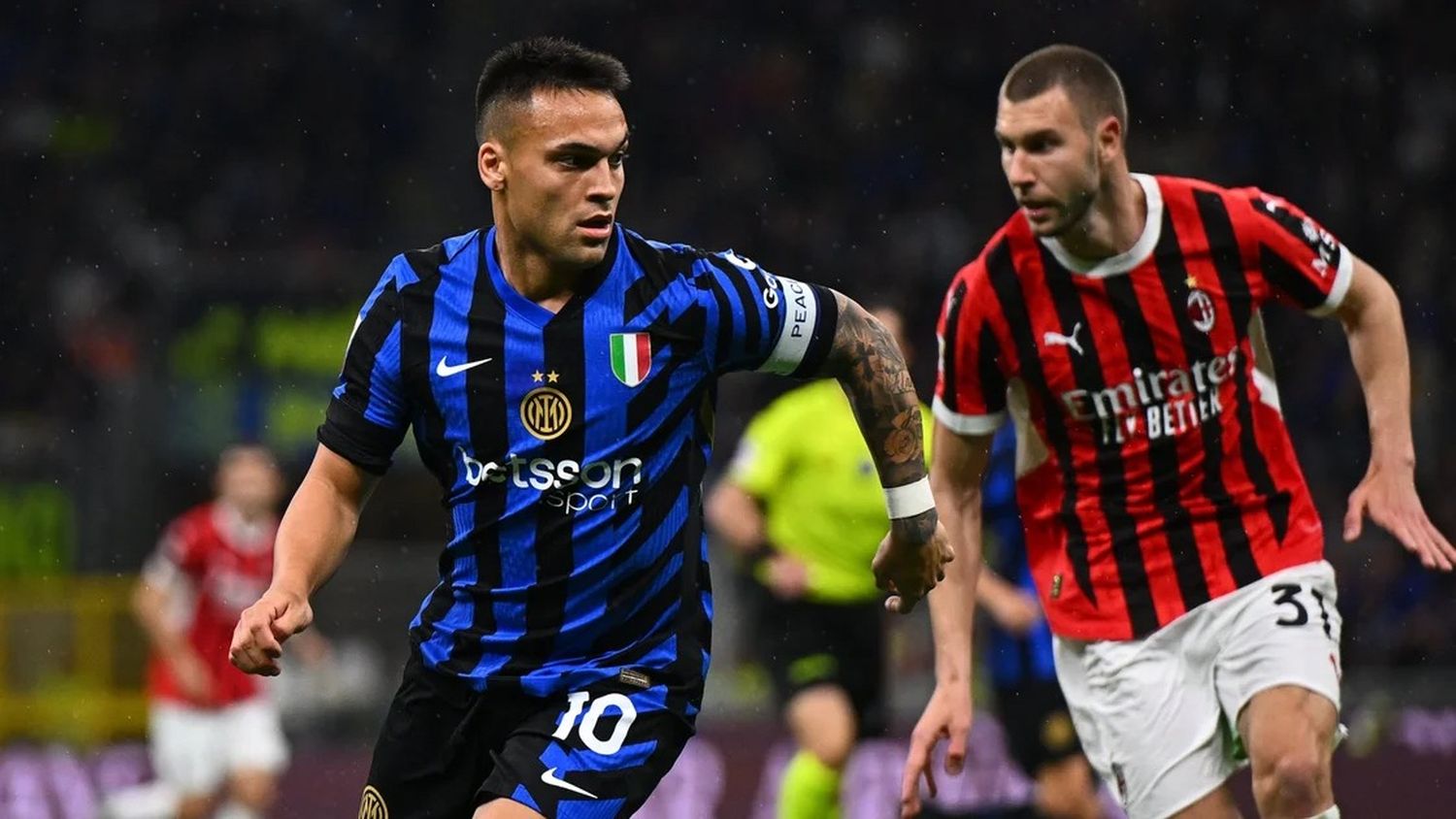 El Inter de Lautaro perdió por goleada ante Milan y se despidió de la Copa Italia