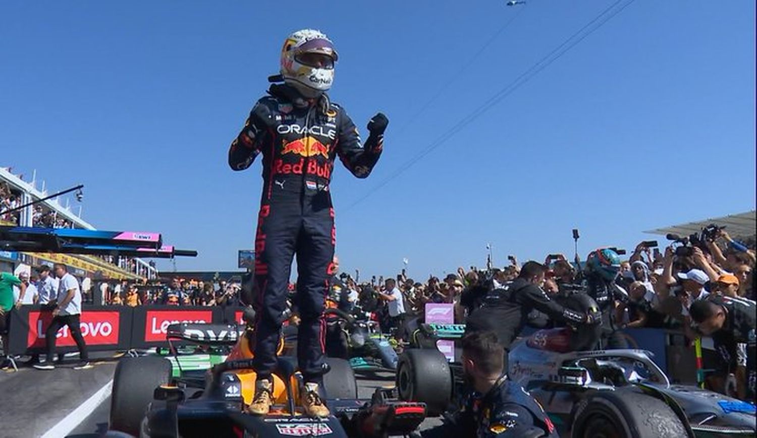 Fórmula 1: Verstappen ganó en Francia con los Mercedes como escoltas