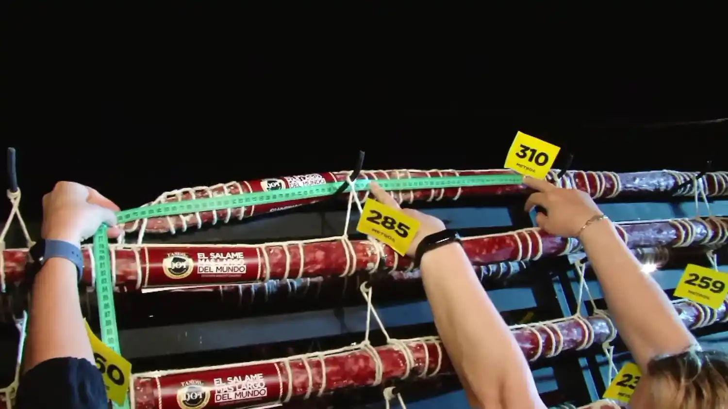 El salame más largo en Tandil