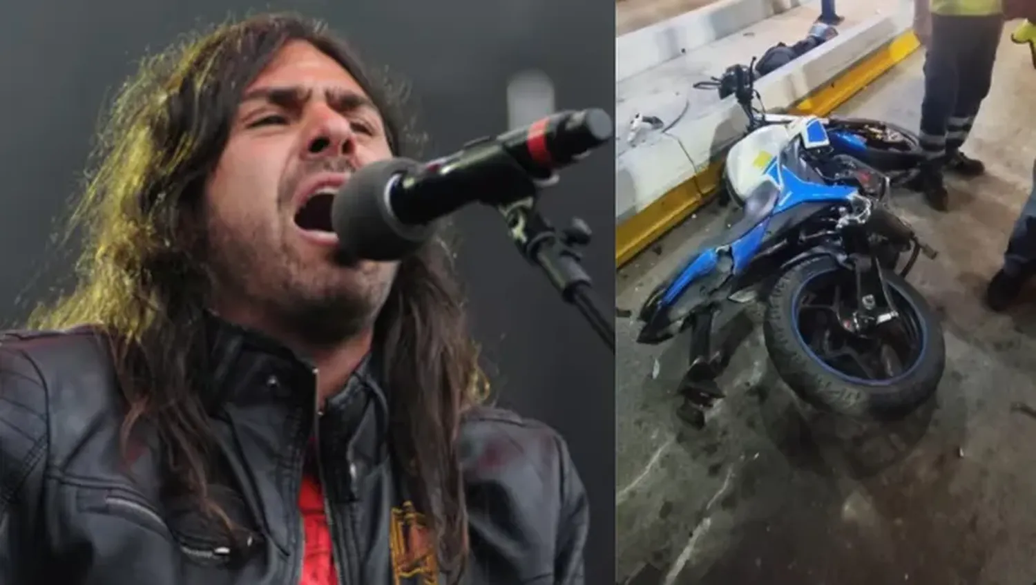 Denuncian al cantante de La Mancha de Rolando por un violento incidente con un motociclista: "la pasó por arriba"