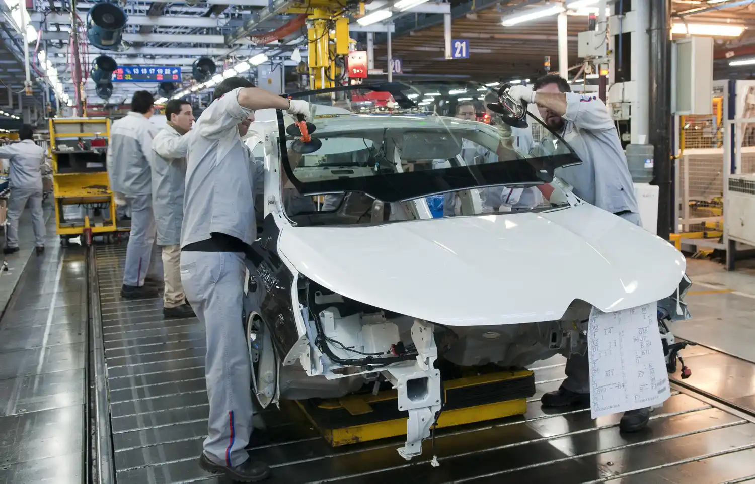 En julio, el uso de la capacidad industrial instalada fue del 64,1 por ciento.