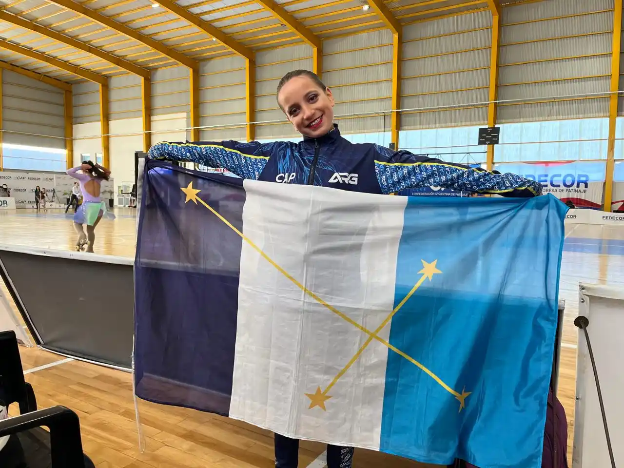 La patinadora Tania De Marco se consagró campeona argentina