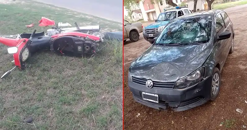Chocó a motociclista y huyó: lo encontraron poco después y estaba alcoholizado