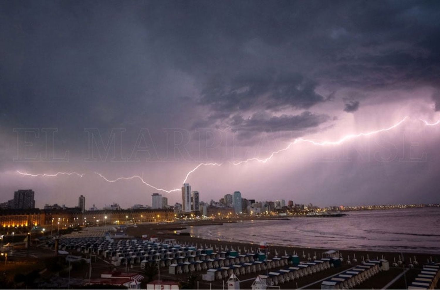 Rige un nuevo alerta meteorológico en Mar del Plata