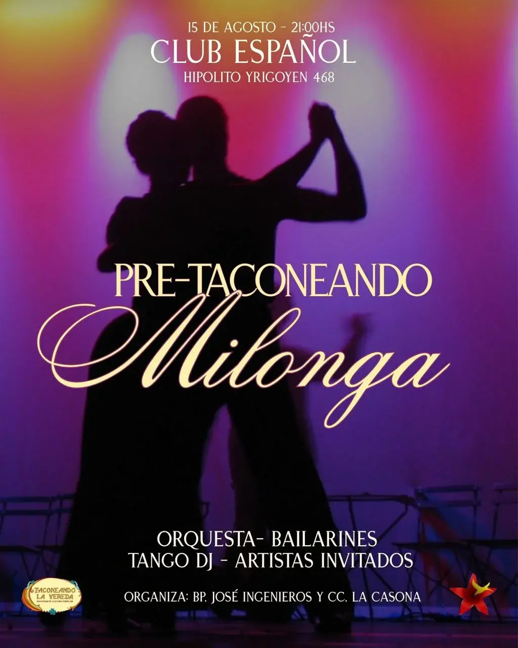 Noche de milonga en el Club Español