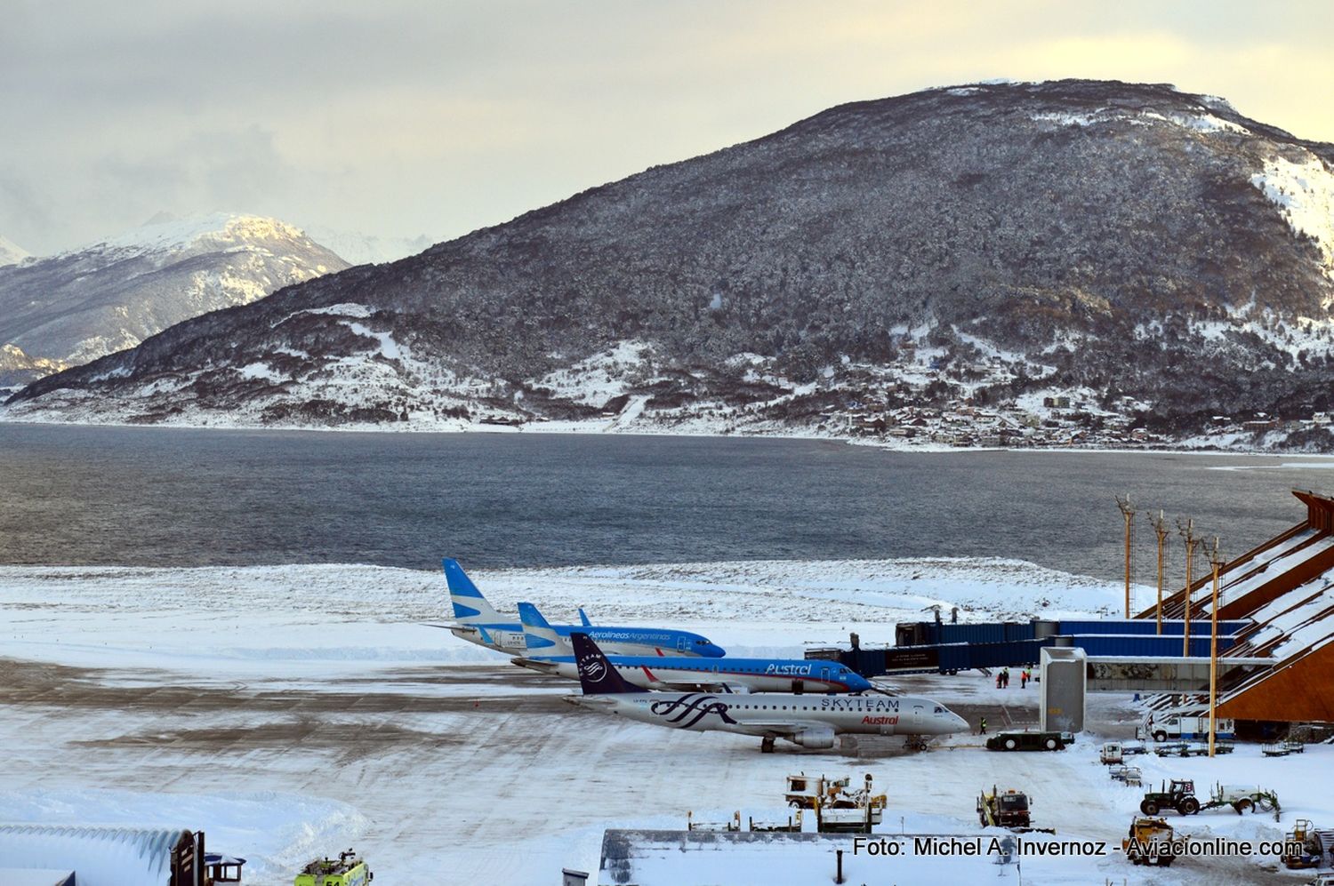 El concesionario invertirá en la modernización del aeropuerto de Ushuaia