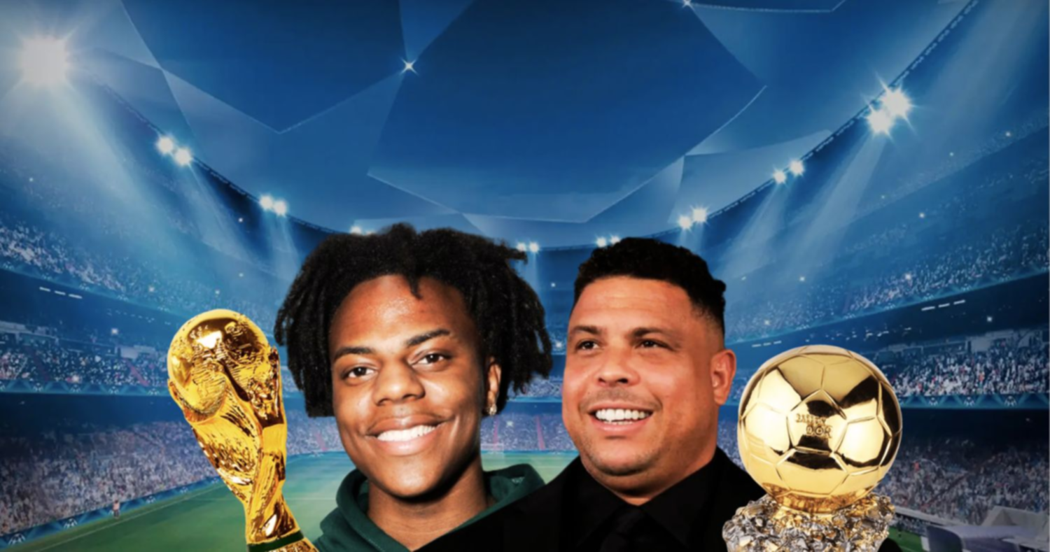 El streamer IShowSpeed conoce a la leyenda del fútbol Ronaldo Nazario