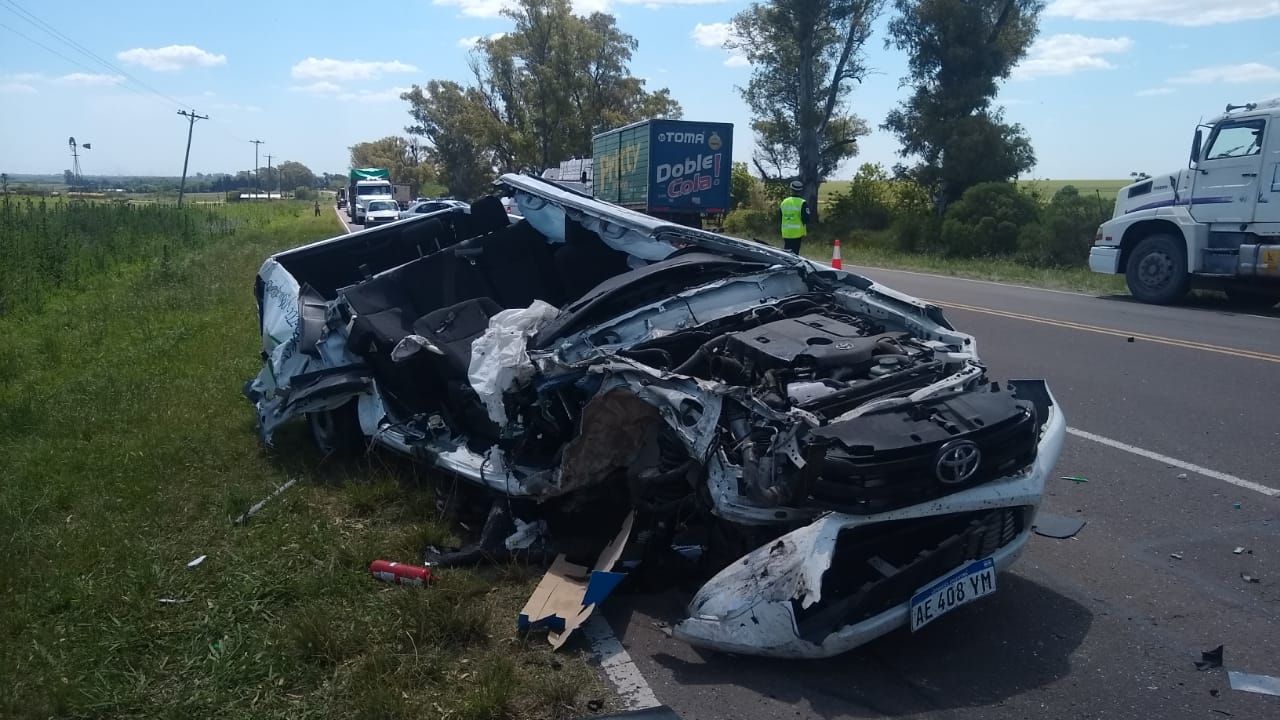 Crespense involucrado en un impresionante accidente vehicular sobre ruta 11