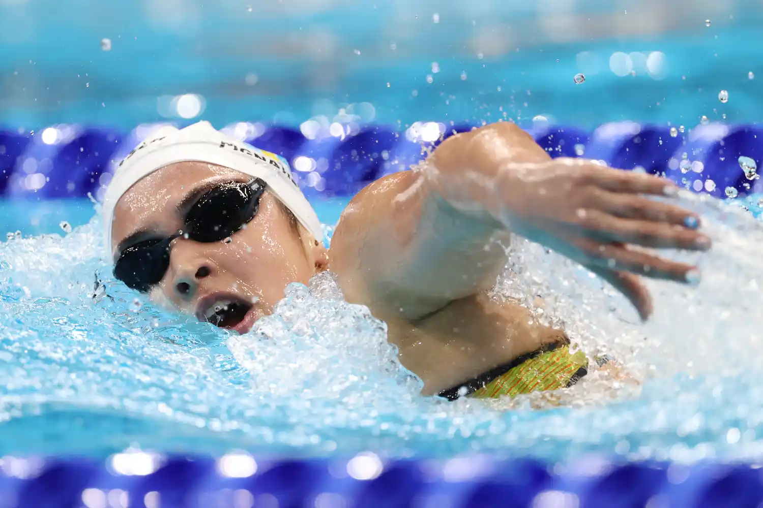 Pignatiello finalizó octava en su serie de 800 metros libres.