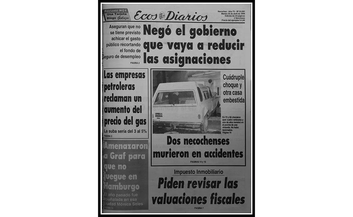 TREINTA AÑOS: Martes 26 de abril de 1994