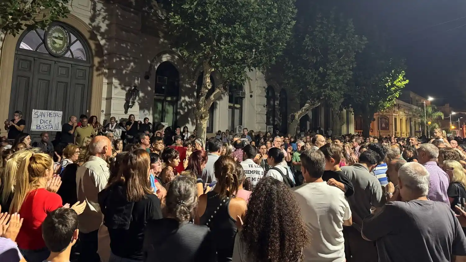 Los Comerciantes Unidos de San Pedro dijeron que no participan de la organización de la marcha. Foto ilustrativa archivo La Opinión 2025.