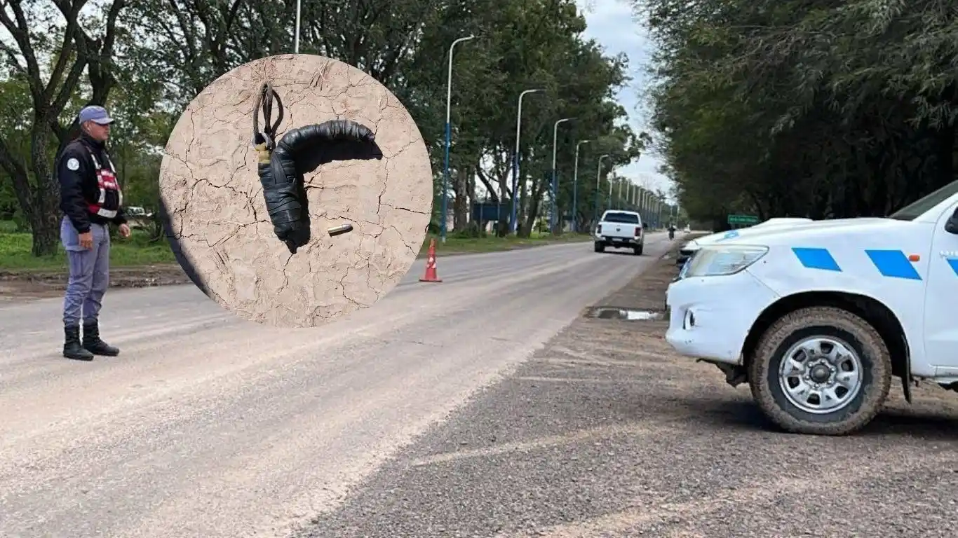 Llevaba una "tumbera" y quedó detenido tras un control rutinero