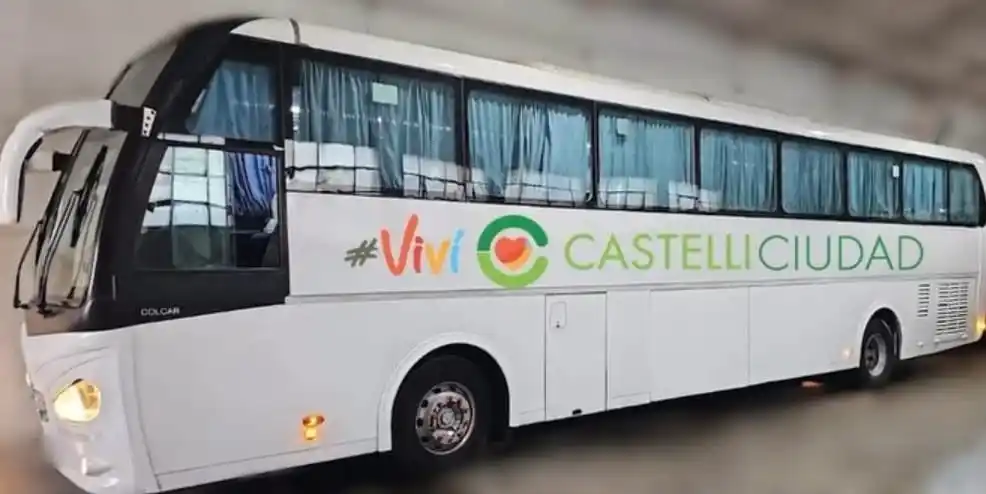 Castelli incorporó un ómnibus municipal para trasladar a estudiantes a Dolores