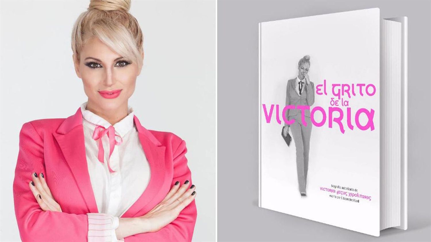 Vicky Xipolitakis lanzará su primer libro