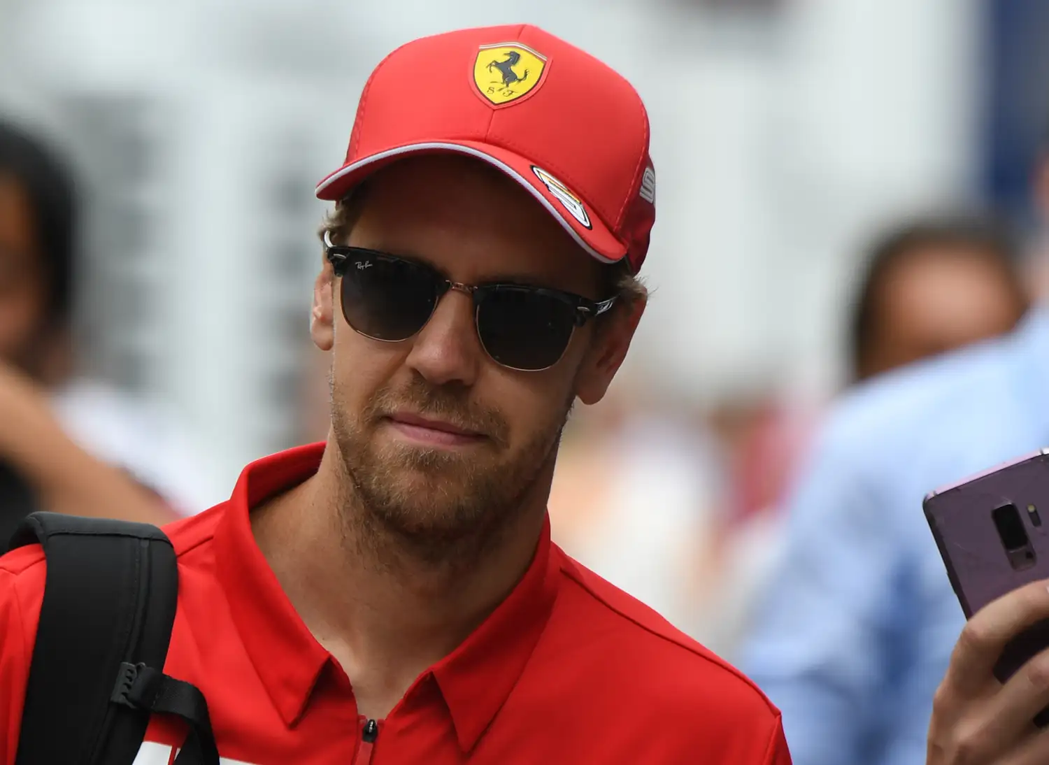 Vettel, en su paso por Ferrari.