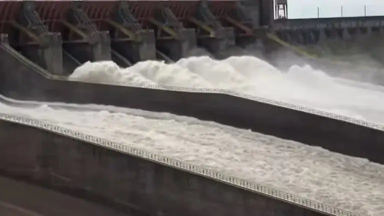 Alerta en la represa de Itaipú por la crecida de los ríos ante el impacto de El Niño