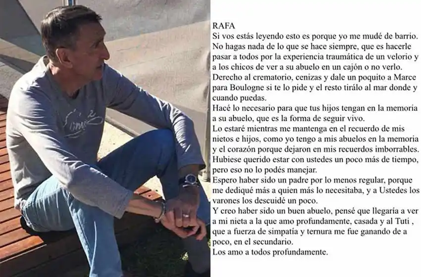 Antes de morir, su papá le dejó escondida una emotiva carta que estalló en Twitter