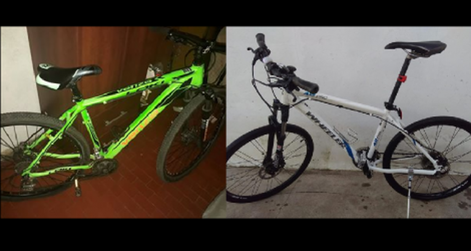 Buscan bicis robadas