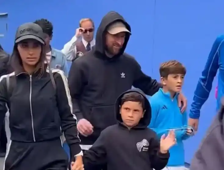 Lionel Messi revolucionó Disney en sus vacaciones junto a Antonela Roccuzzo
