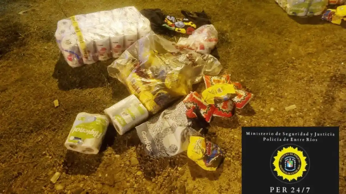 Dos mujeres fueron detenidas por transitar con mercaderia robada