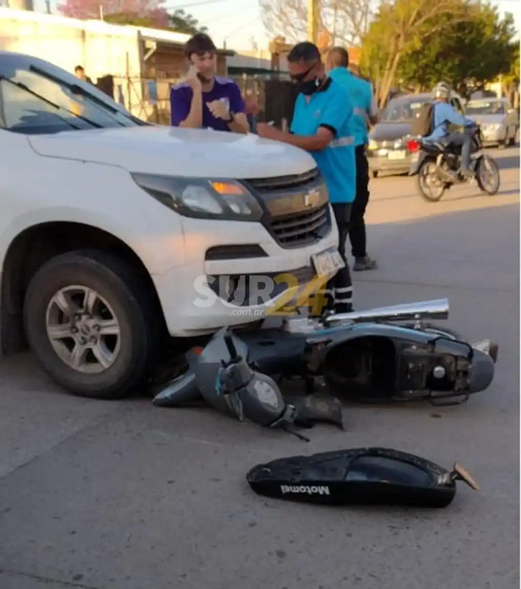 Dos accidentes con pocos minutos de diferencia el martes por la tarde