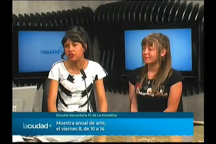 Muestra anual de arte en la Escuela Secundaria de La Movediza
