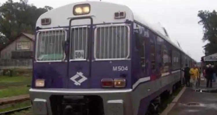 El tren a media marcha