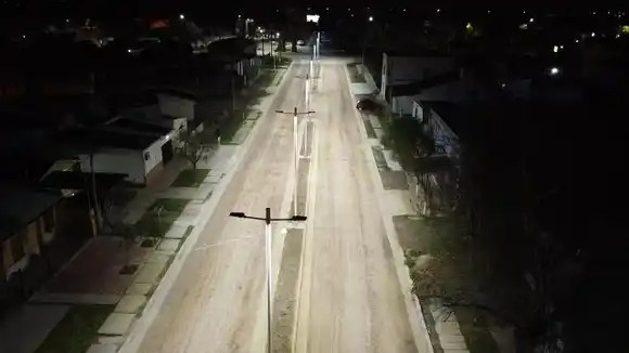 Sunchales avanza en su plan de iluminación LED