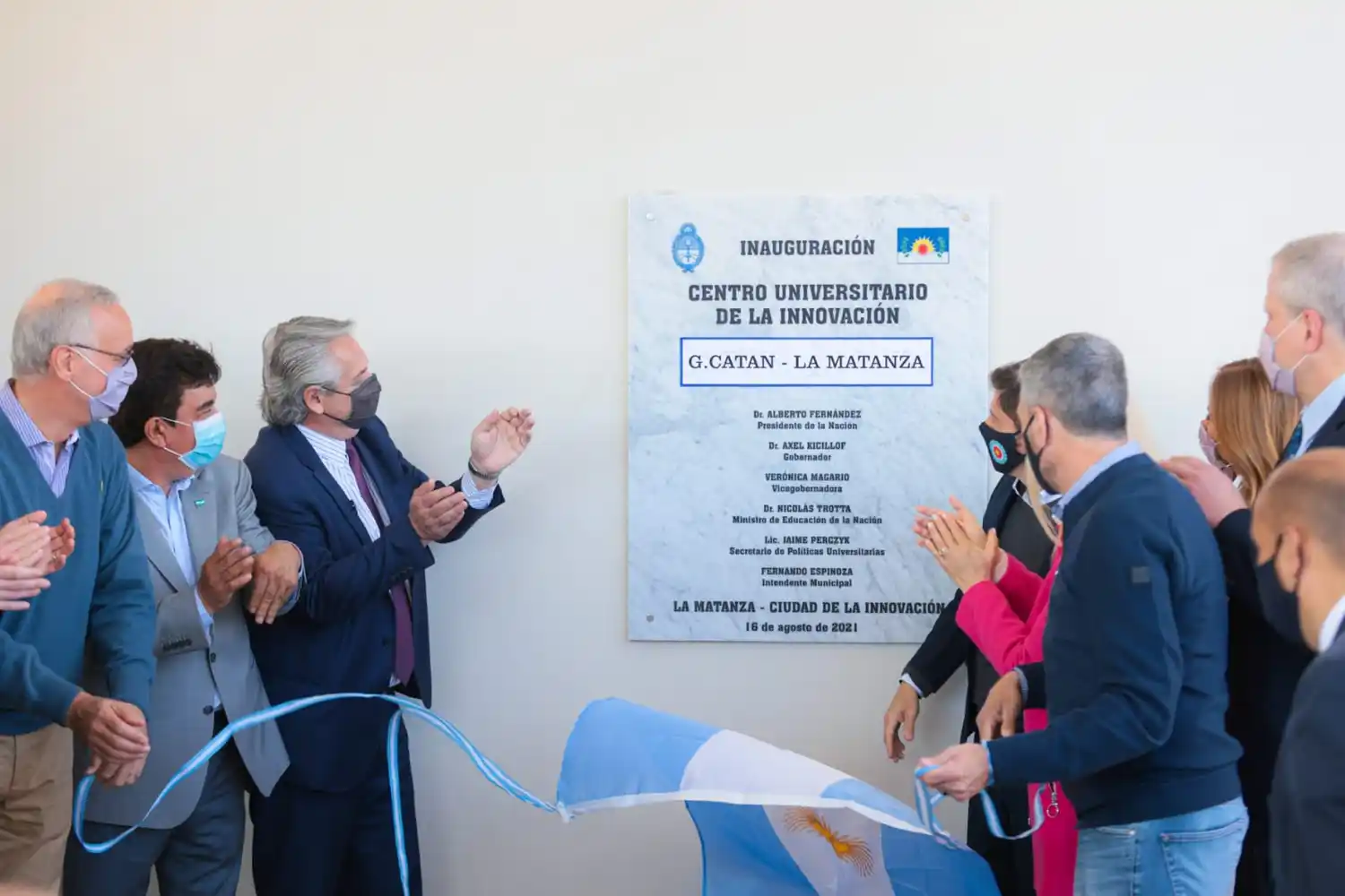 El Presidente puso en marcha Centro Universitario de La Matanza: Volvió a hablar de la foto en Olivos