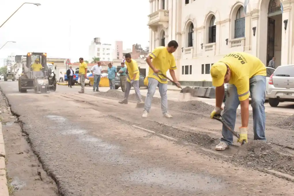 Plan de bacheo: trabajos previstos para el miércoles
