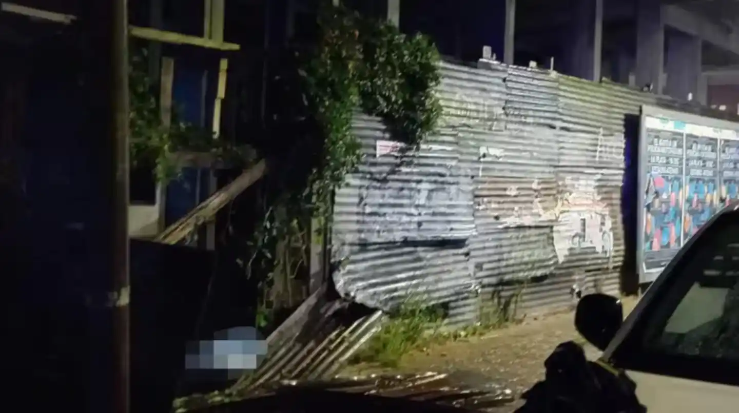 El edificio donde ocurrió el femicidio se encuentra abandonado