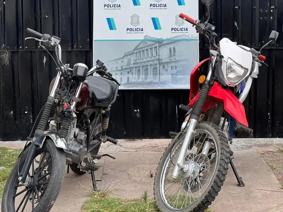 Rodados. Secuestrados durante los procedimientos policiales desarrollados