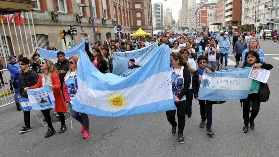 ARA San Juan:  a seis meses de su desaparición familiares convocaron a marchar