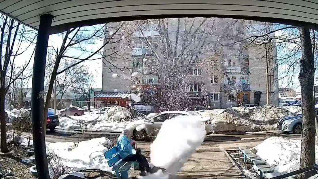 El impactante momento quedó grabado.