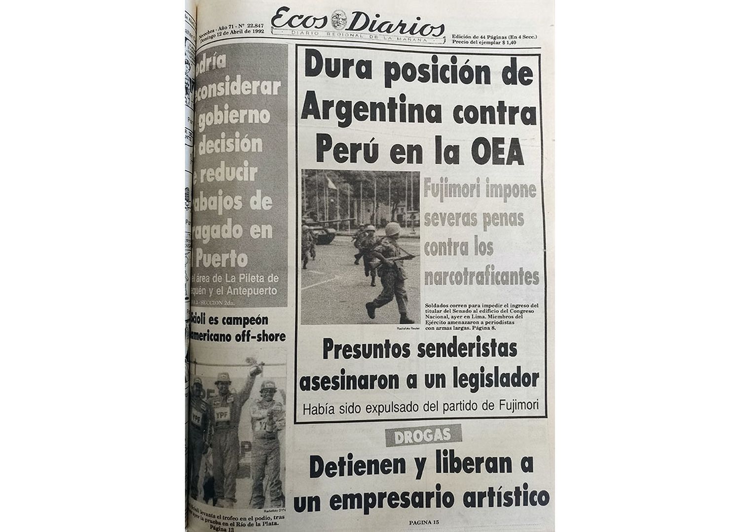 Domingo 12 de abril de 1992