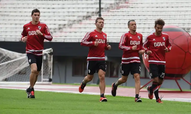River entrena en el Monumental tras ajustada victoria ante Aldosivi