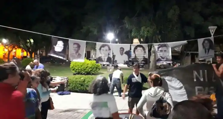Día de la Memoria: Marcha desde plaza Belgrano al monumento a los desaparecidos