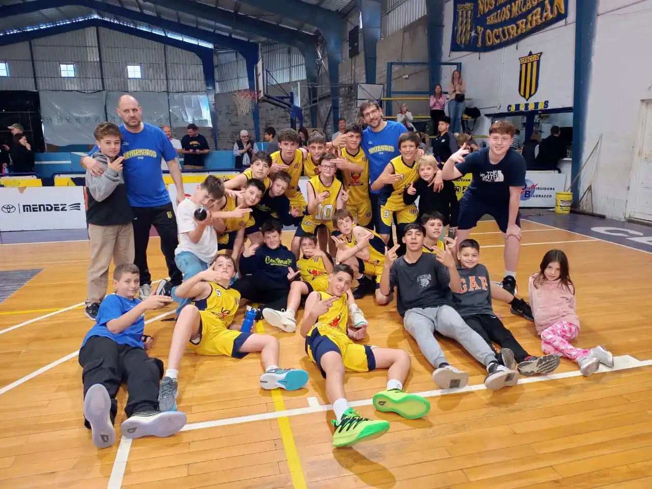 Una categoría que le dará muchas satisfacciones al club y al básquet venadense. Foto: Prensa Centenario.