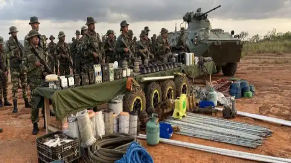 ALLANAN otro campamento ilegal del Tren de Guayana en Bolívar