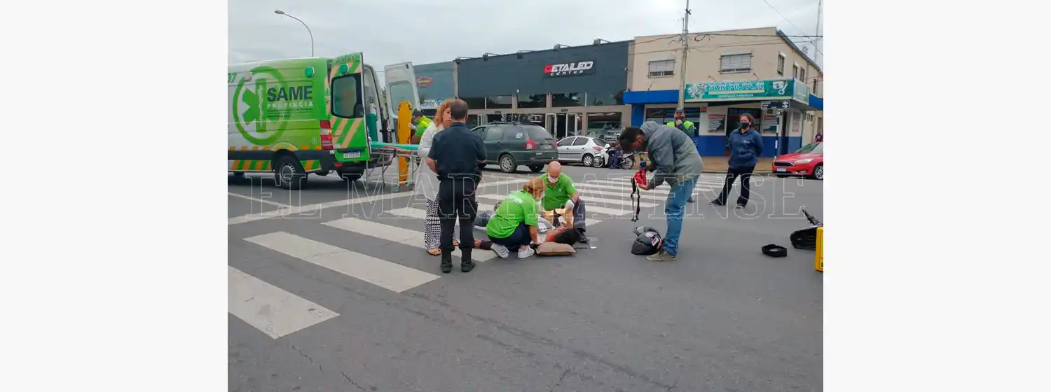 Otro choque en la esquina de Colón y 1° de Mayo: "Cada diez días hay un accidente"
