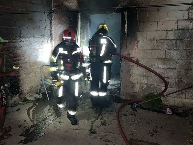 Incendio vivienda san cayetano