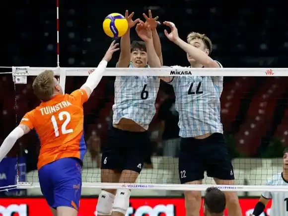 Vóley: Argentina superó con un sólido 3-0 a Países Bajos en la segunda semana de la VNL